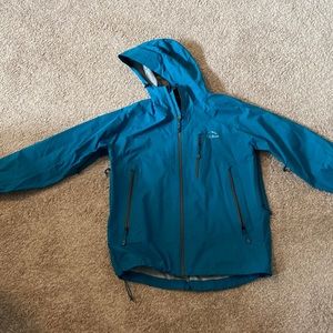 LLBean jacket shell teal mens or woman’s